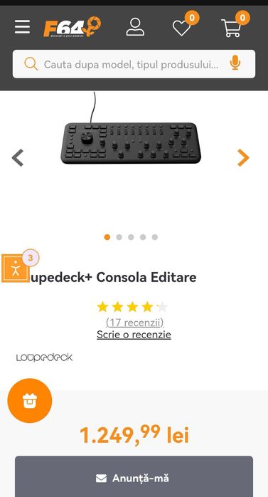 Tastatură Loupedeck +, pentru lightroom