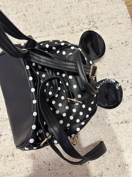 Ghiozdan mic Minnie cu buline