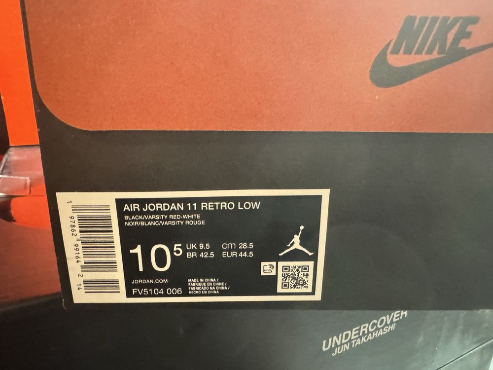 Оригинални! Nike Air Jordan 11 Retro Low - 44.5,45,47.5,48.5 ShoeMag