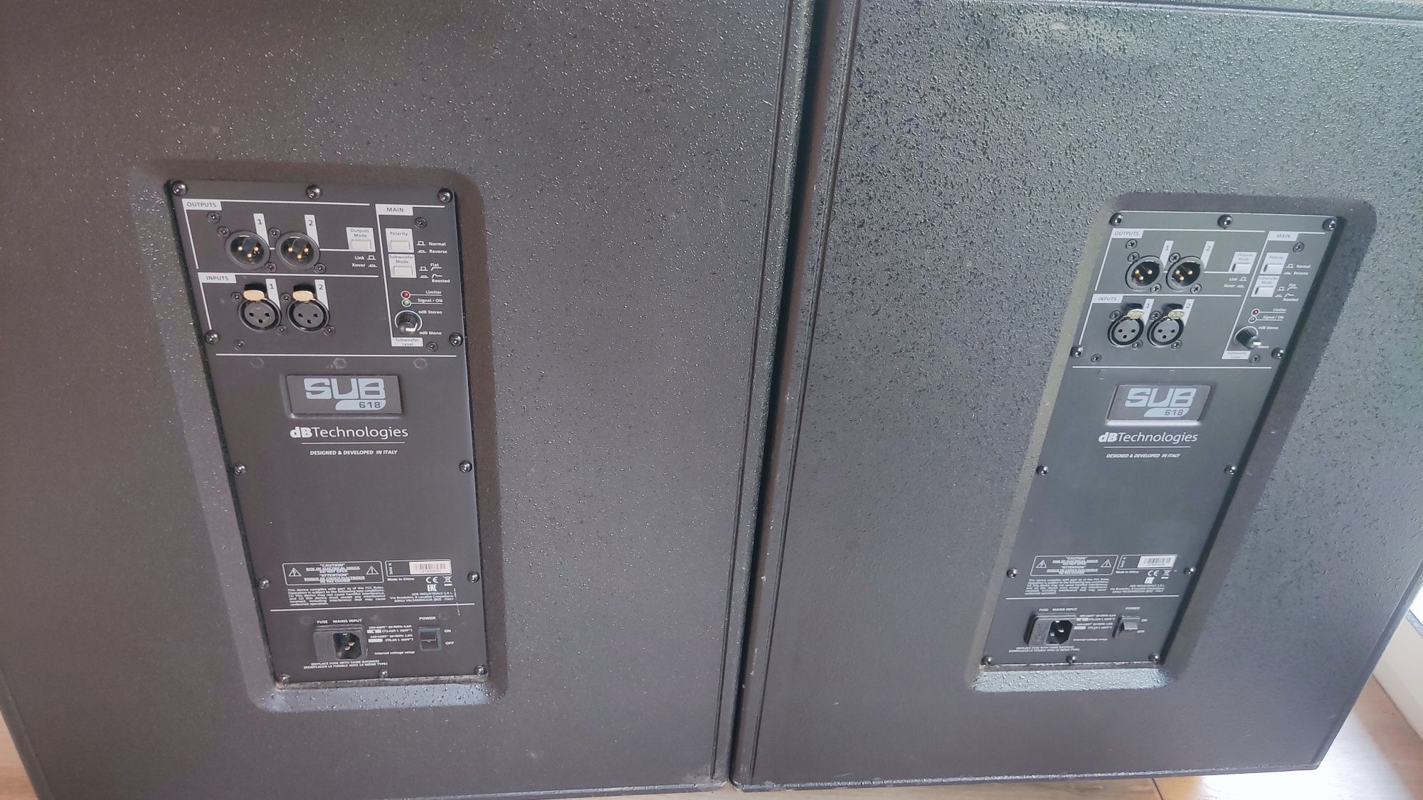 Продавам активни бас каси db 618