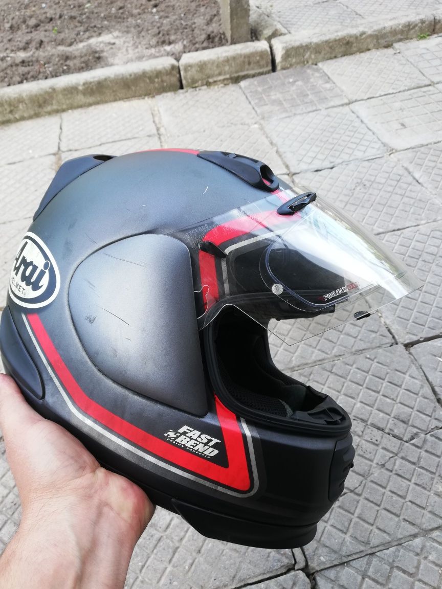 Мото каска Arai Rebel Trophy Red, XL, 62см, Made in Japan, Pinlock