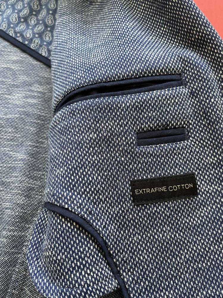 Massimo Dutti -Extrafine Cotton- Спортно сако размер М Slim / Оригинал
