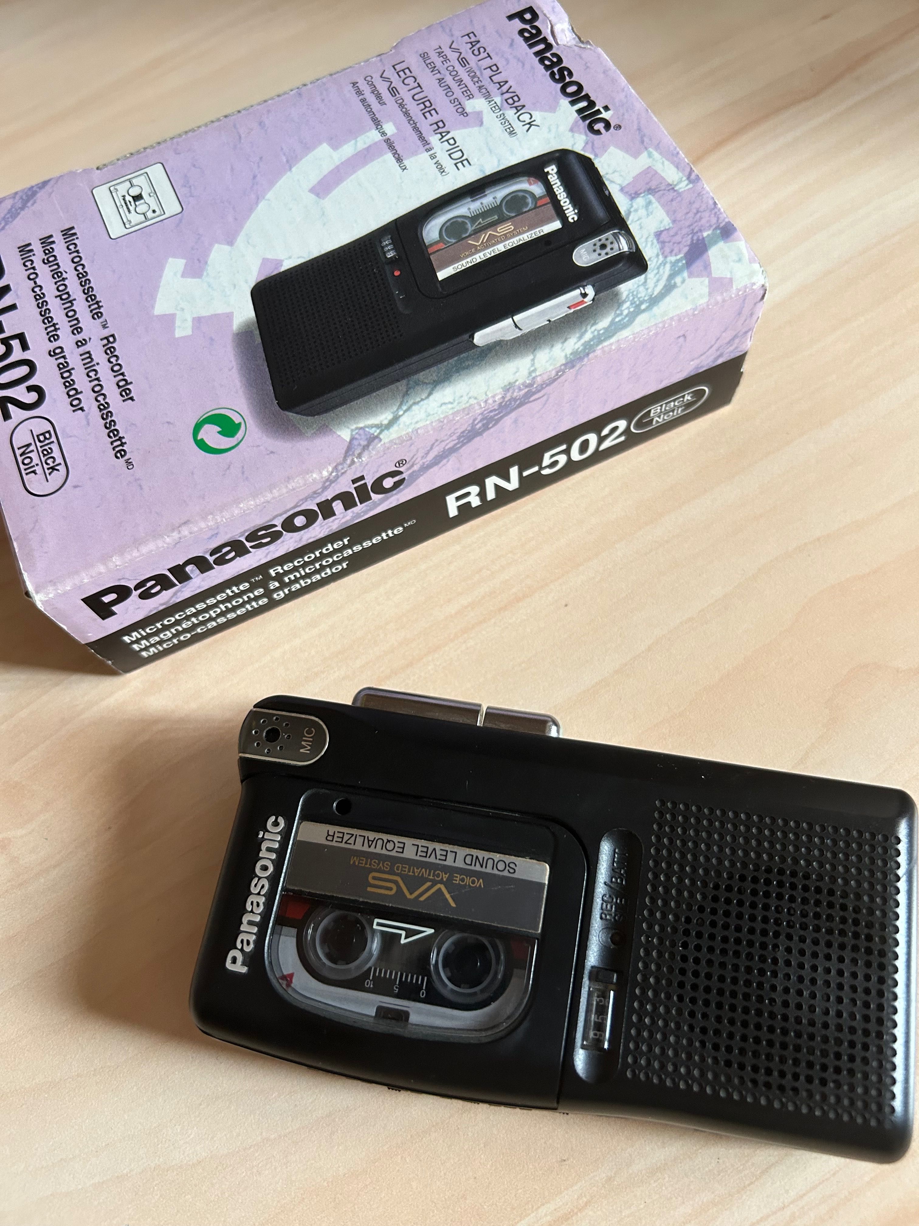Reportofon mini Panasonic RN-502 + 1 caseta