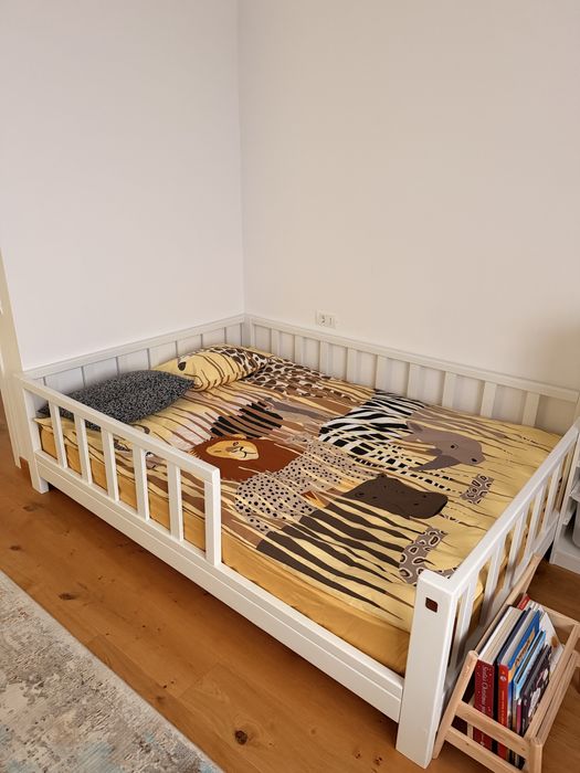 Pat Montessori 140x200 cu saltea