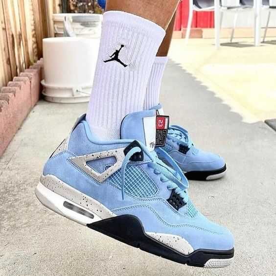 Nike Jordan 4 Retro Univeristy Blue / Adidasi Fete Baieti 2024