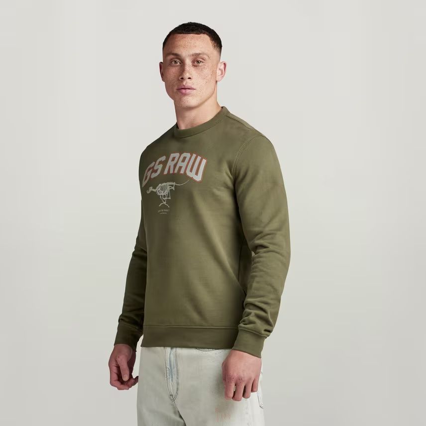 Оригинална блуза G-STAR RAW Skeleton S,M,L,XL нова худи горнище суичър