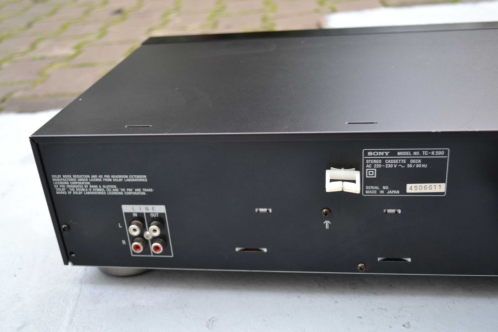 Deck Sony TC K 590