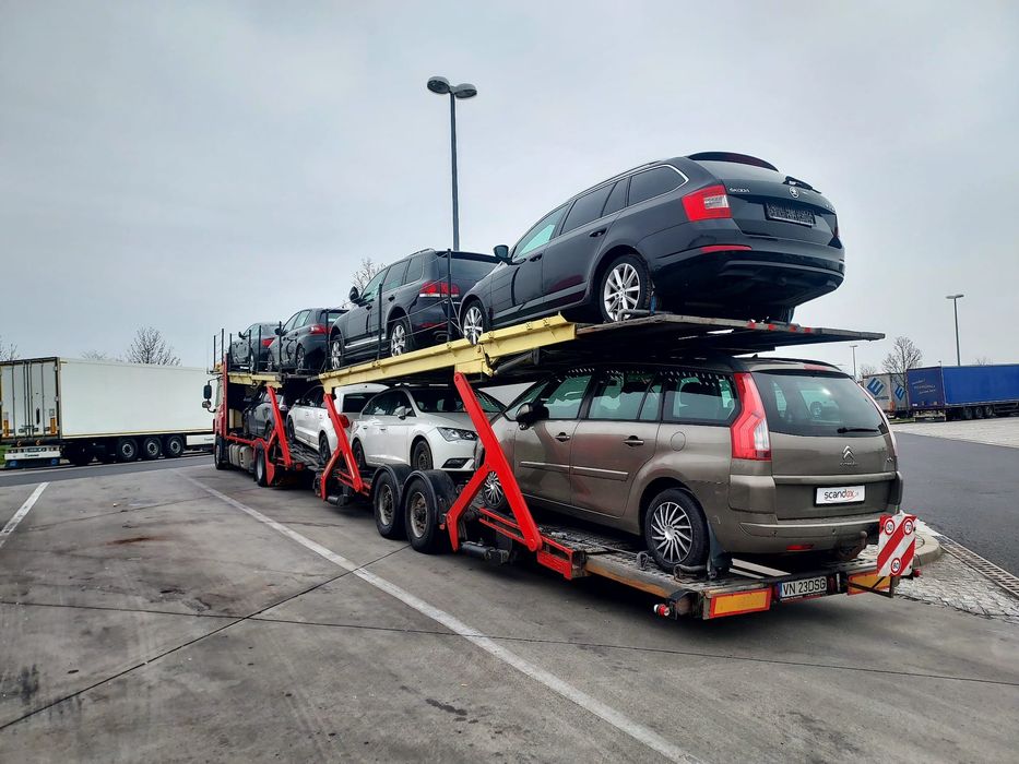 Daf CF 2008 ROLFO TRANSPORTOR TRAILER  9 pozitii variante/schimb