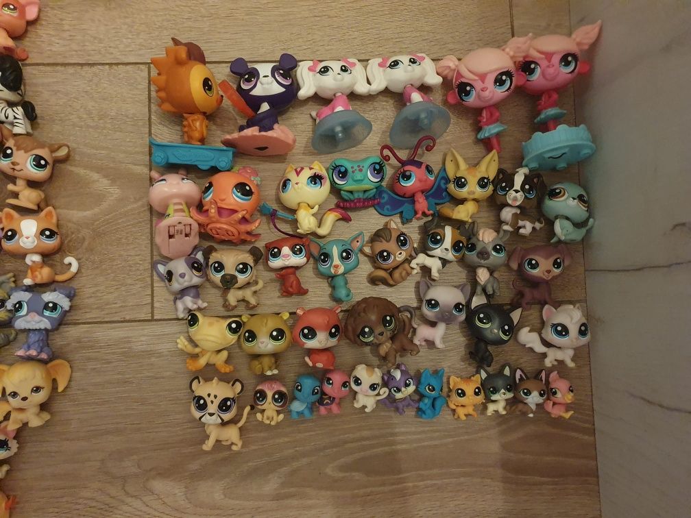 Lot set imens figurine littlest pet shop lps rare