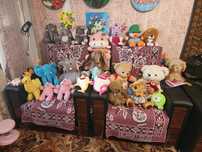 Продаются детские мягкие игрушки в отличном состоянии
