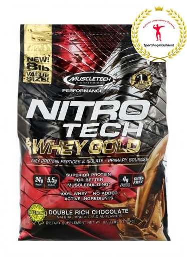 Nitro Tech 100% Whey Gold  лучший протеин в выгодной упаковке 3,6 кг