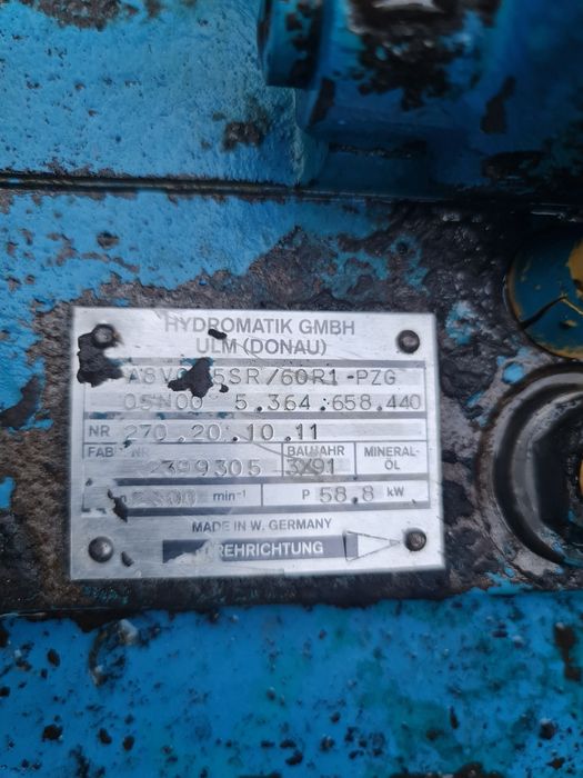 Motor DEUTZ F6L 912 /pompa hidraulica