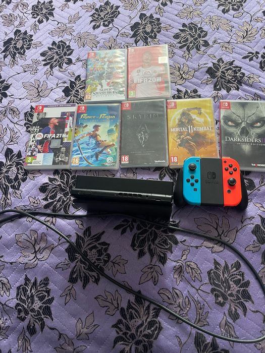 Nintendo Switch +7 игри