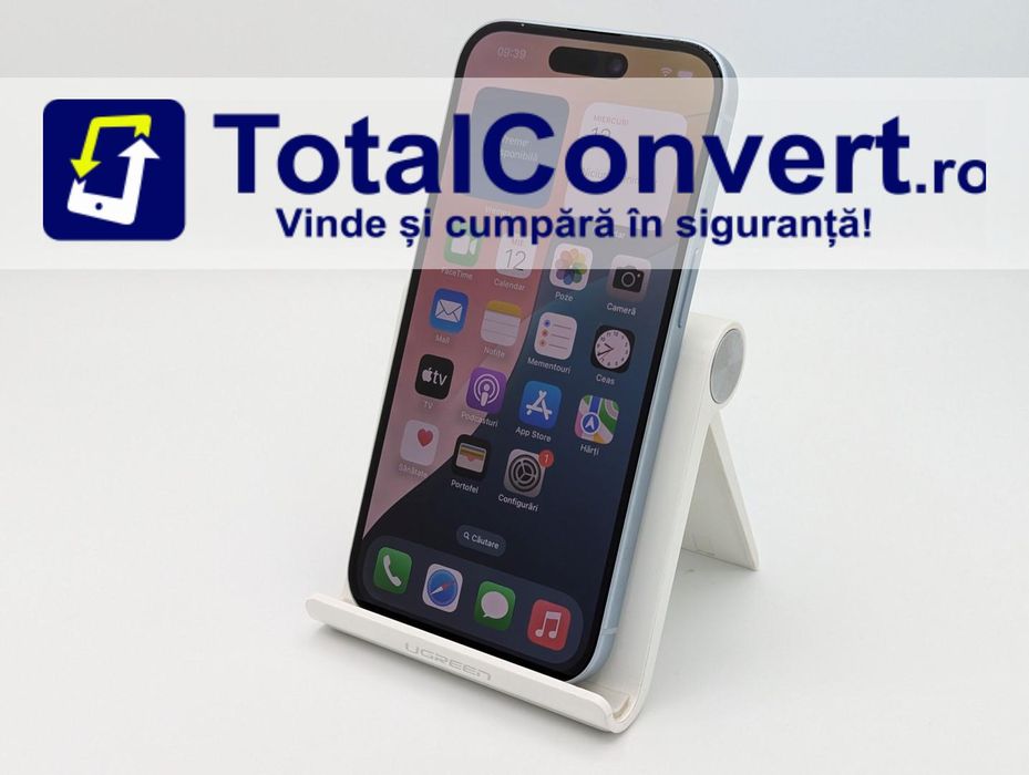 Apple iPhone 15 128GB Blue 6GB Single SIM, Garantie 24 luni | #D81890