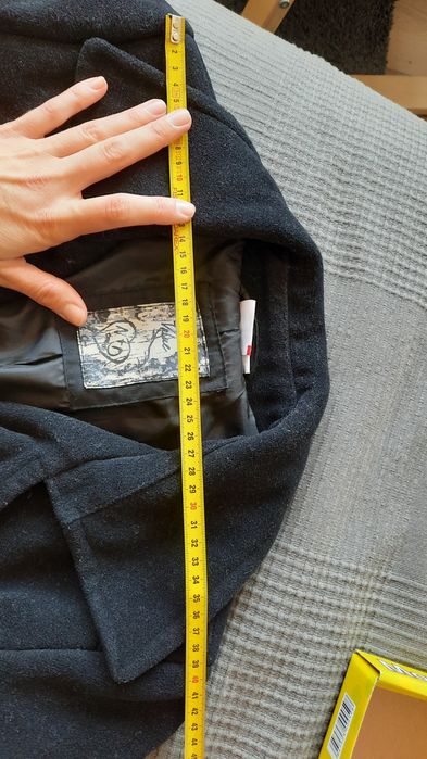 Palton negru dama mărimea 38