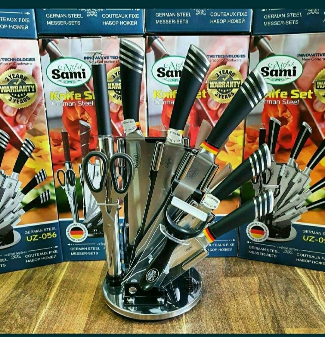 Профессиональный набор кухонных ножей SAMI оригинал даставка бесплатна