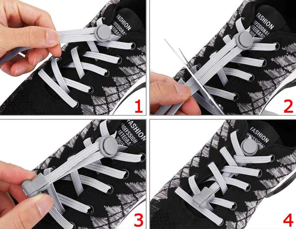 плоски ластични връзки за обувки