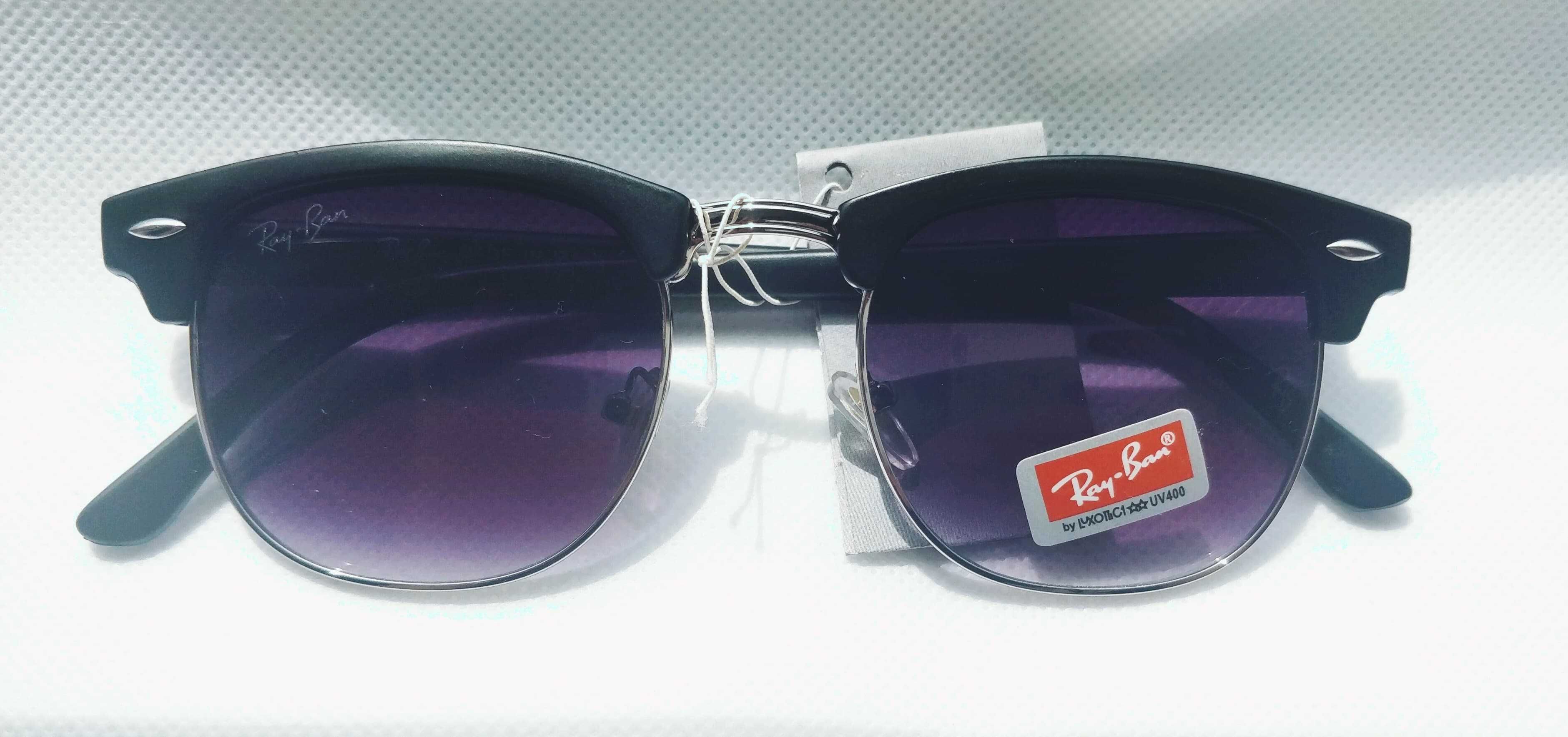 Ochelari de soare Ray Ban Clubmaster 3016, mov