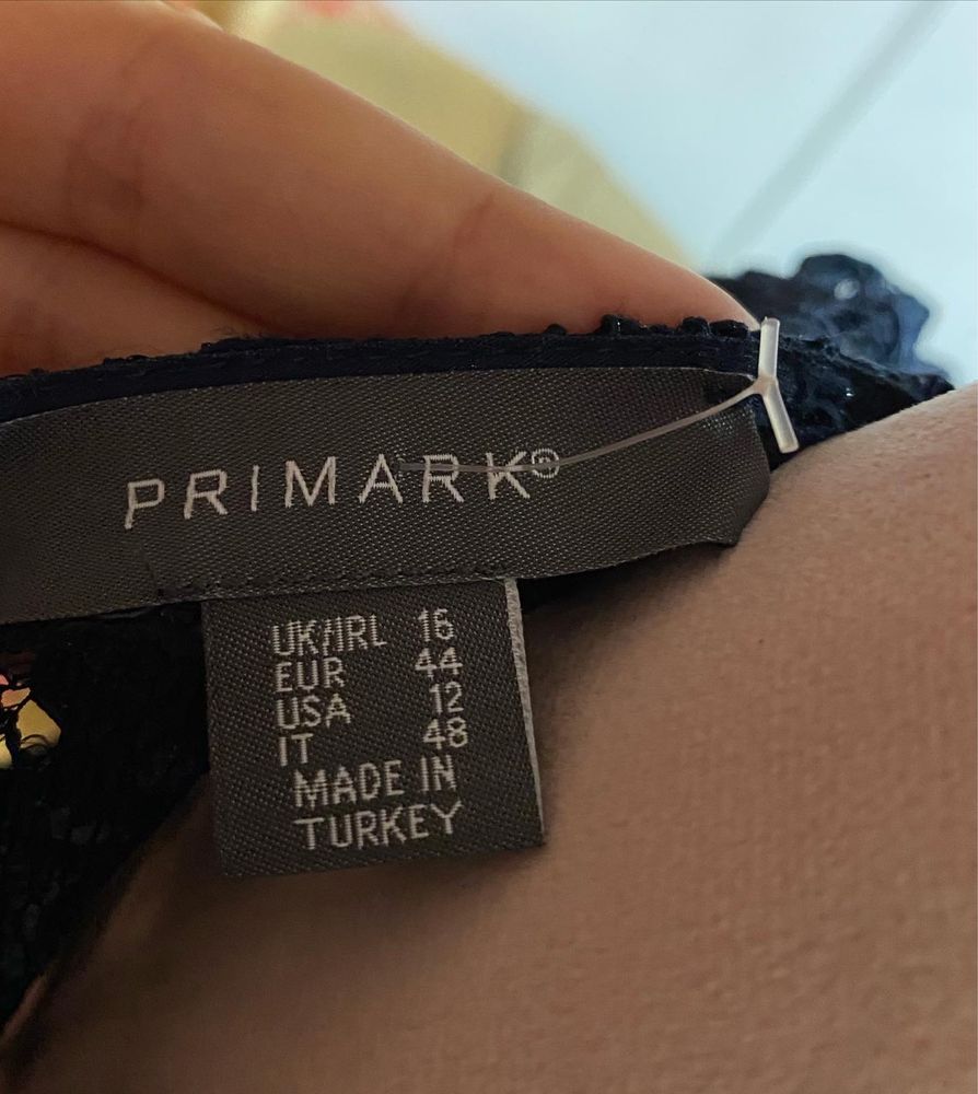 Bluză cu dantelă, Primark, nouă, cu etichetă