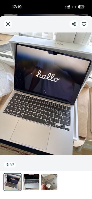 Macbook air m3 16/512 gb