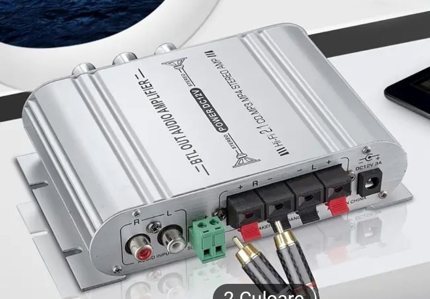 Mini amplificator 12 V NOU