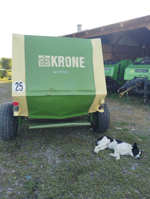 Presa balotiera rotundă deutz/Krone kr130 Bministop pikup mare 2m