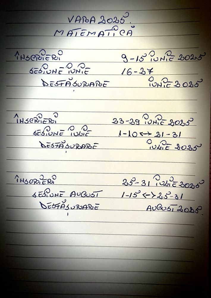 Meditatii Matematica