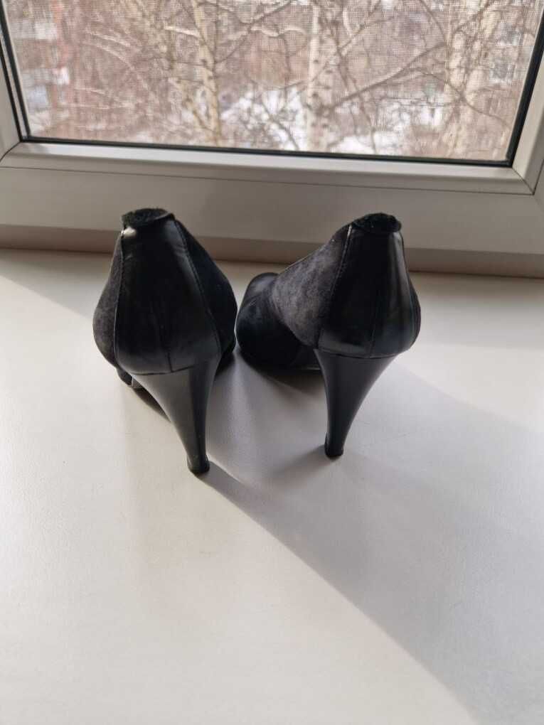 Шикарная пара обуви  турецкой марки Tucino: туфли-лодочки +сапоги
