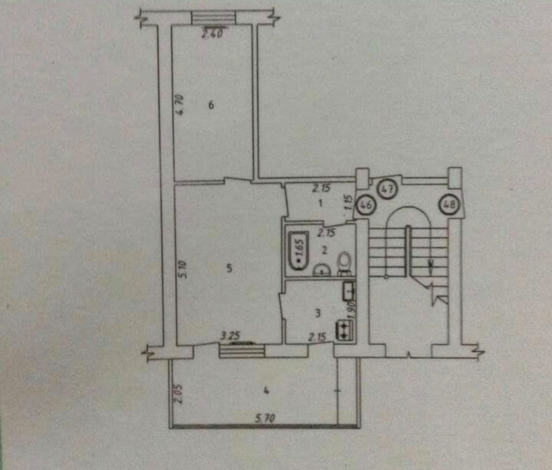 Зайти и жить. 55м². 2-Комн. 1-Этаж. Кирпичный.