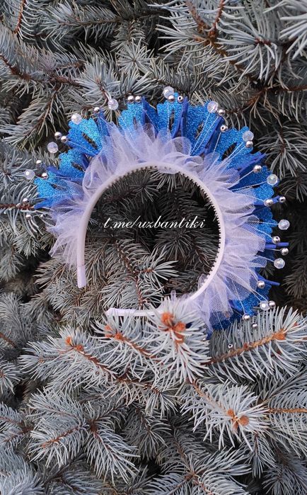 Корона нарядная ручной работы