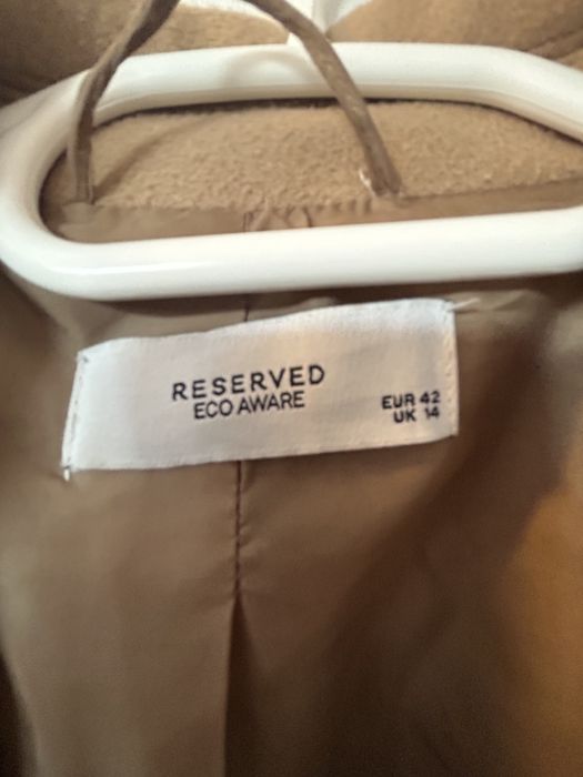 Женско палто, светло кафяво