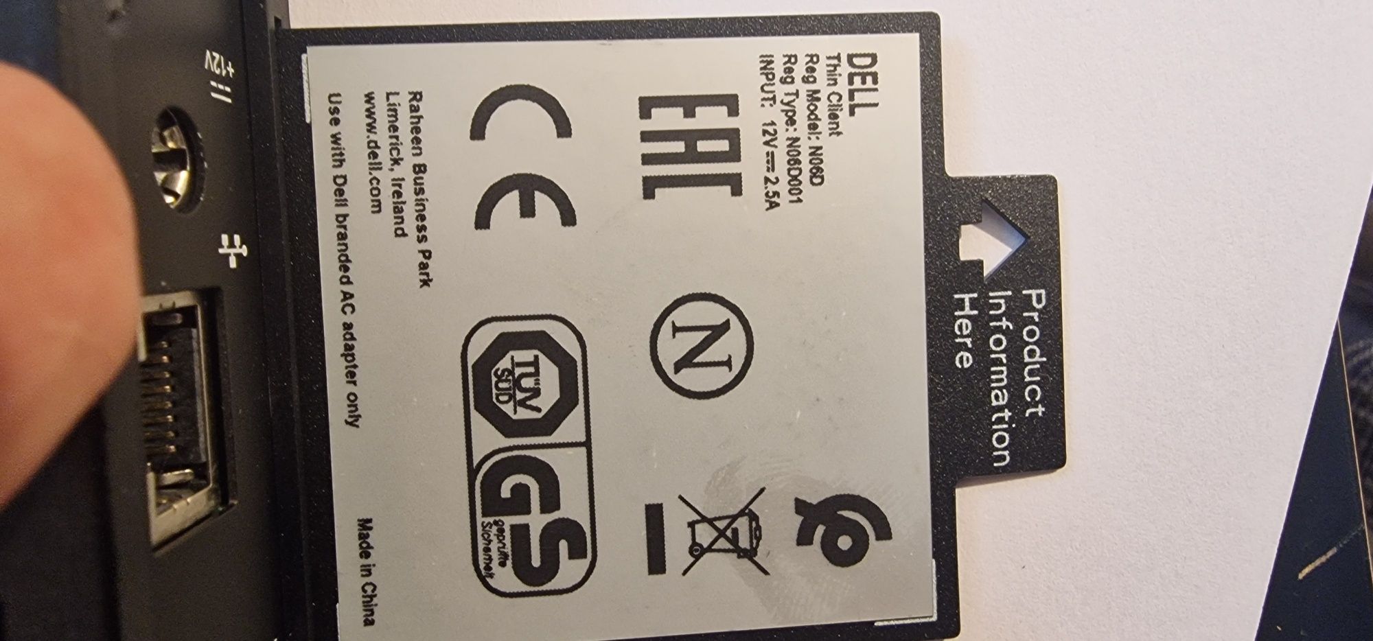 Dell wyse 3030LT cu emmc de 128GB
