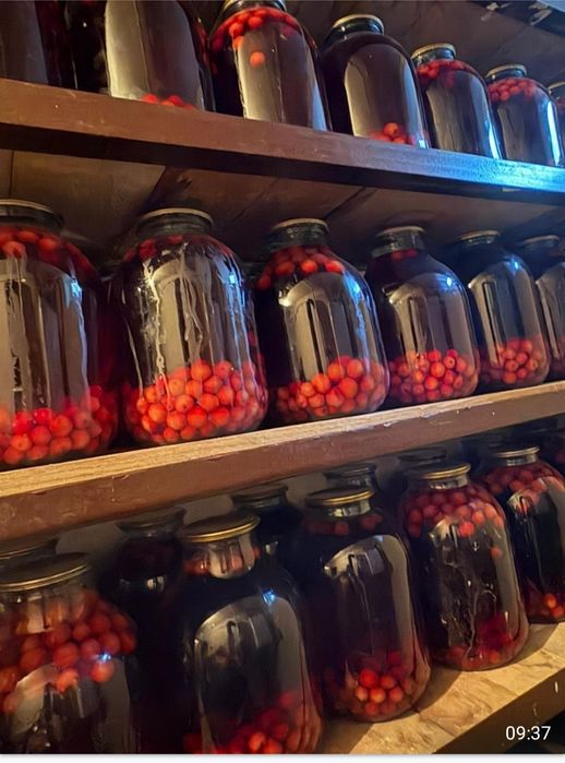 Компот из вишни, сливы