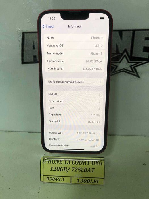 Iphone 13 128gb(ctg)staramanet