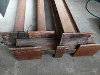 Метални стълбове с конзоли - 4 бр. за метално хале, гараж, навес