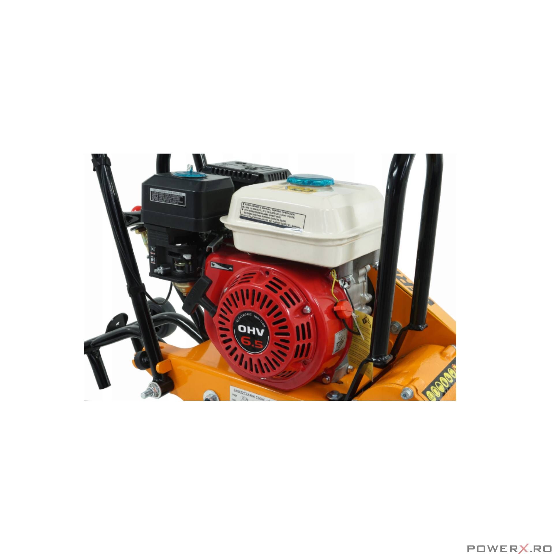 Placa vibranta motor pe benzina 6.5cp 51cmx37cm 72kg, Compactoare