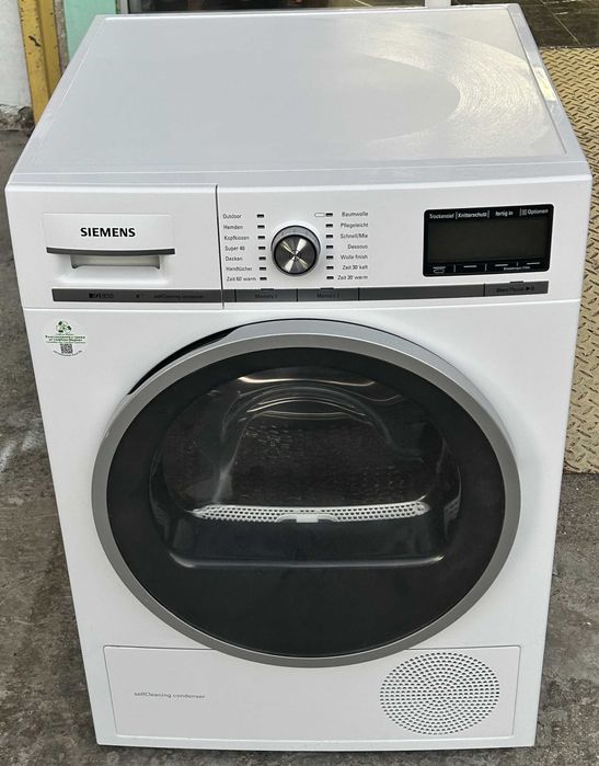 Сушилня Siemens iQ800 с термопомпа WT47Y701 iSensoric Premium