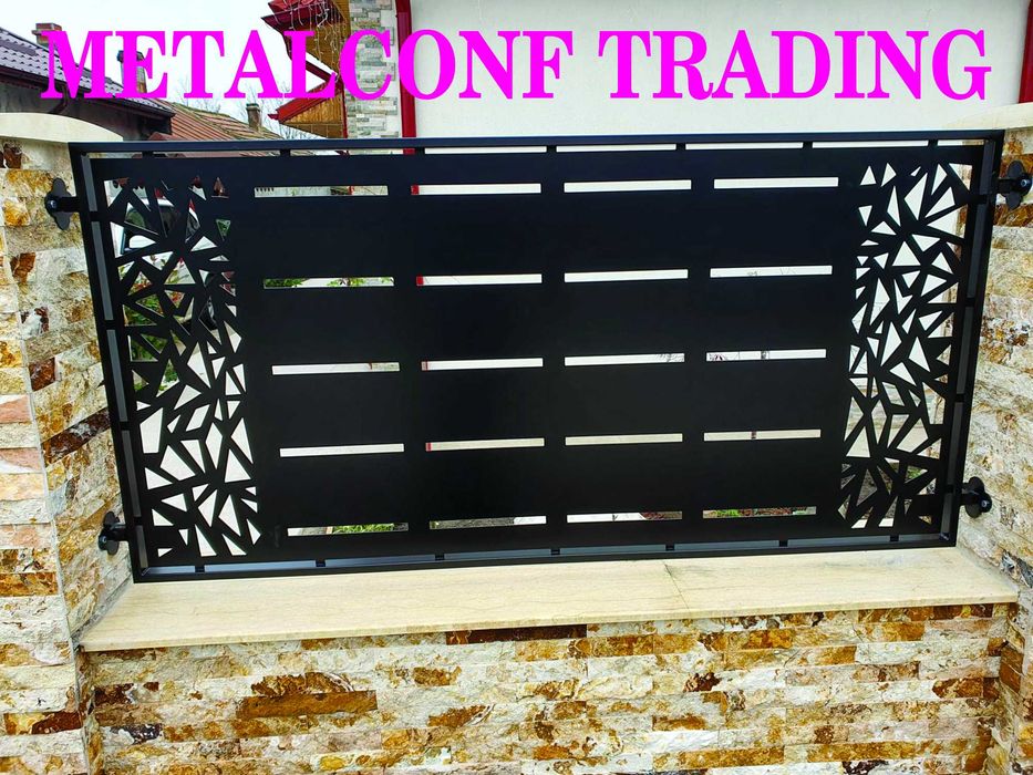 Gard din tabla traforata CNC tabla decupata CNC