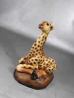 Girafă made in Africa ceramică original macheta de colecție