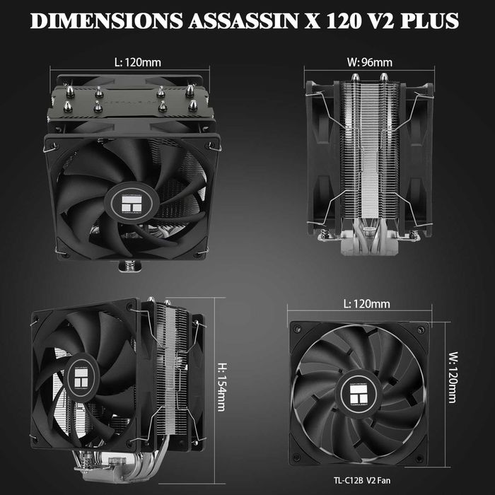 Cooler CPU Thermalright Assassin X 120 V2 Plus resigilat 2ani garantie