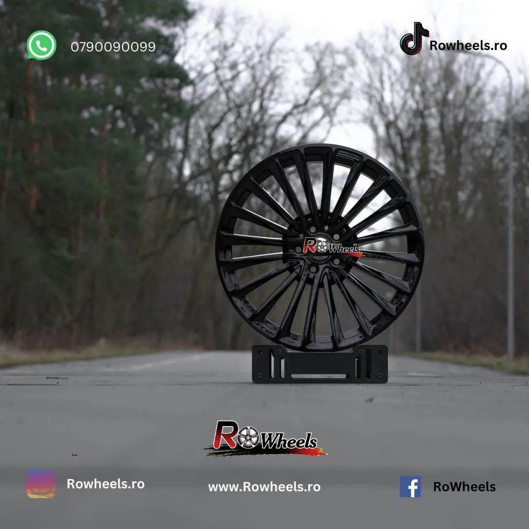 Jante Roti Mercedes 20 R20 Model spitat Negru R20 W222 W221 W212 W204 W205 CLS W212 W222 W213 GLE GLC W223 W214
