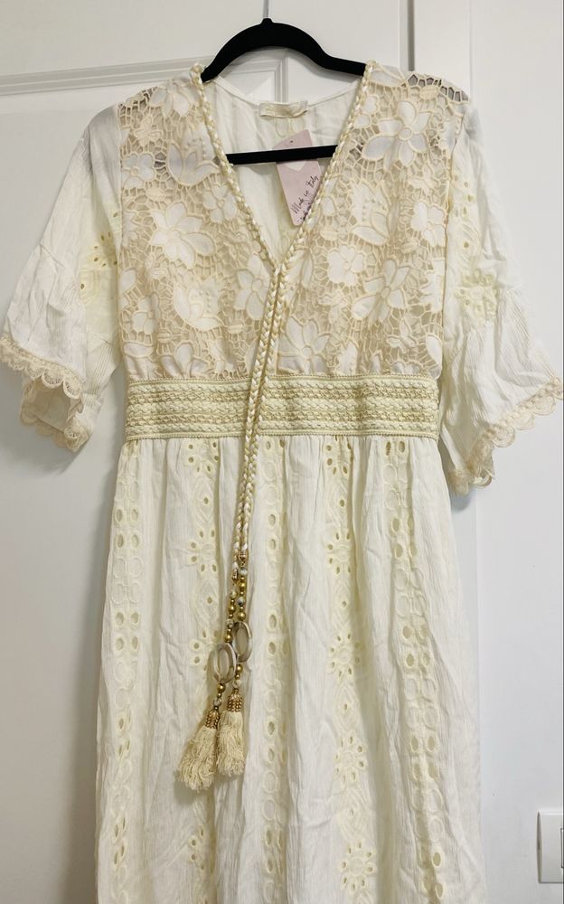 Rochie de zi noua in si vascoza vara , lunga marime 38