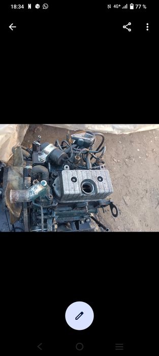 Motor complect kubota 485cm (pompa apa, electromotor,alternator  detal