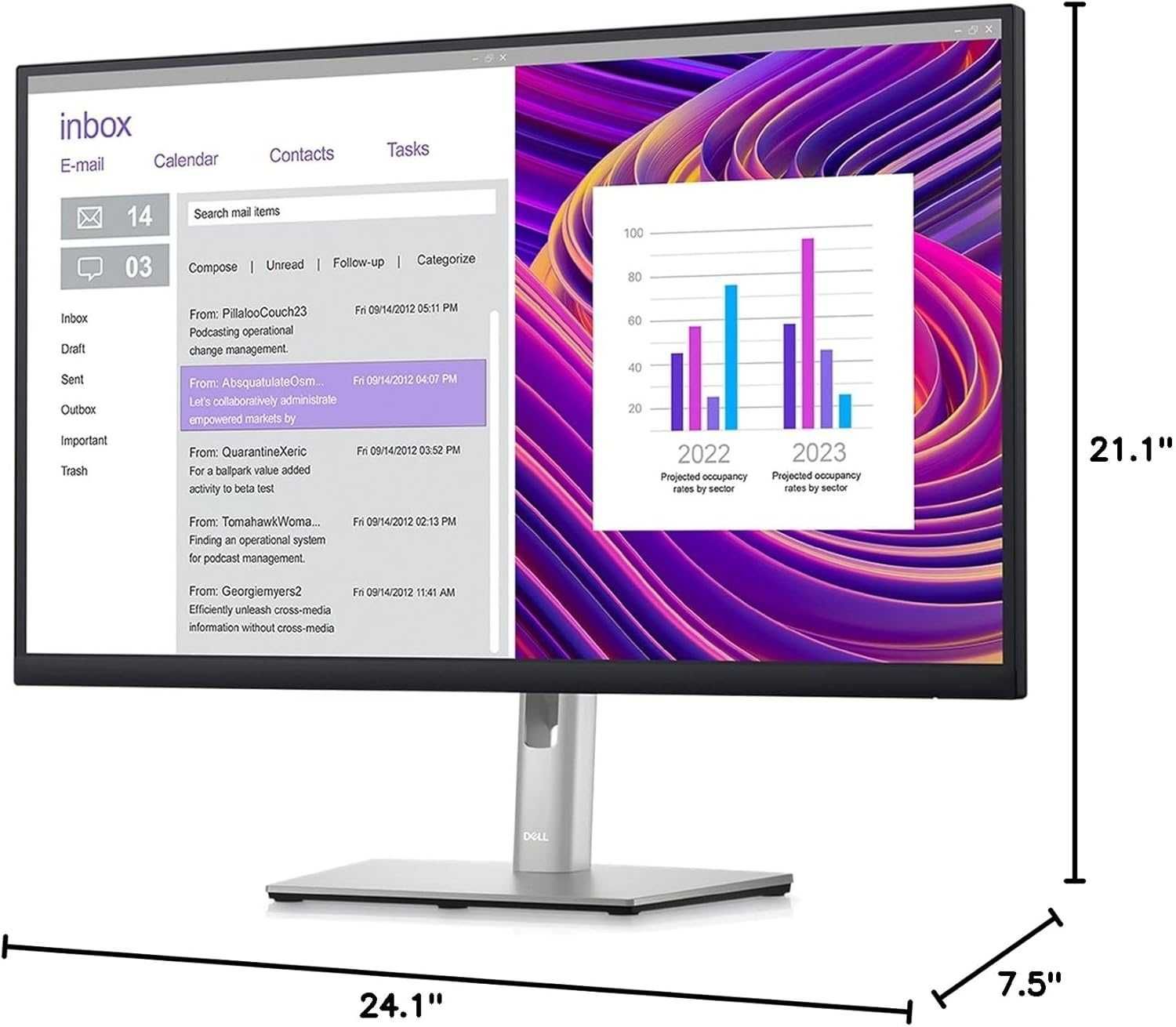 [НОВЫЙ] Монитор DELL P2723DE 2K 75Hz IPS FLAT