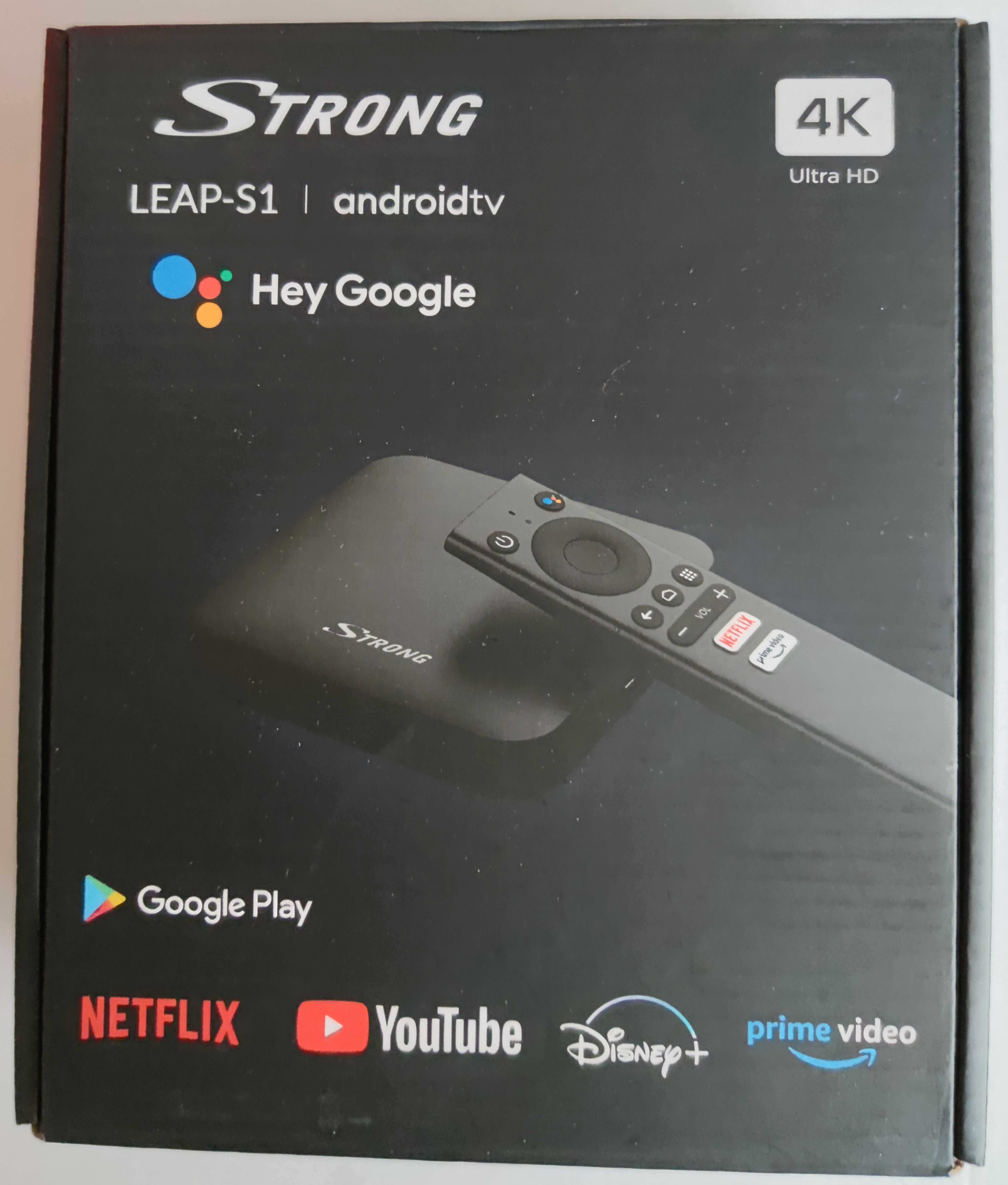 TV Box, медия плеър, Strong Leap S1, Андроид ТВ/Android TV 12, Netflix