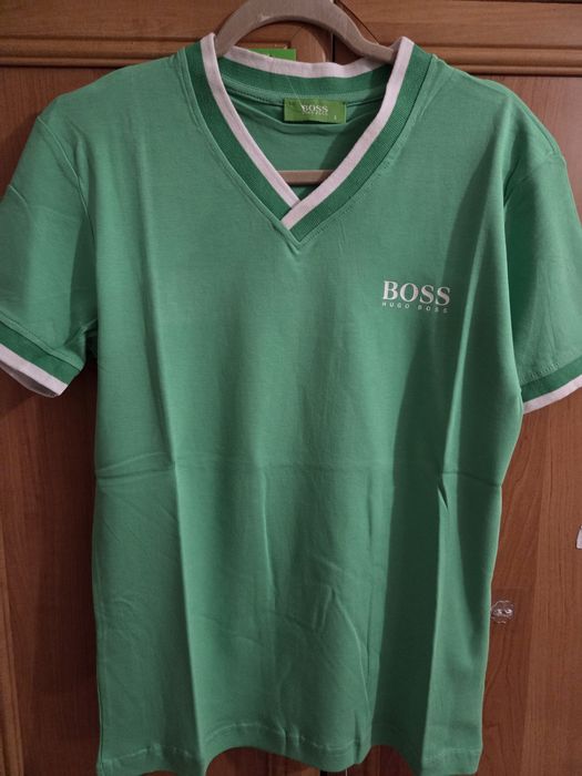Нова тениска BOSS Hugo Boss – L размер, зелена