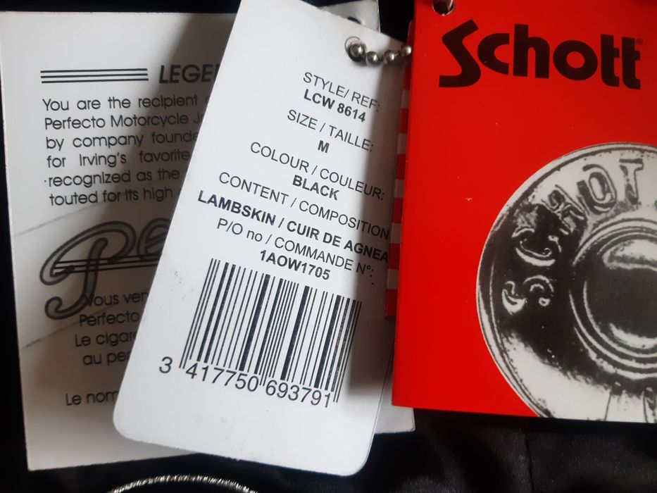 Дамско кожено яке Schott NYC