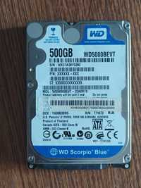 Hard laptop WD de 500 GB