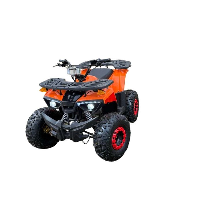 ATV 125 cc Model Nou Full Options Sasiu Ranforsat Roti 8" Portocaliu