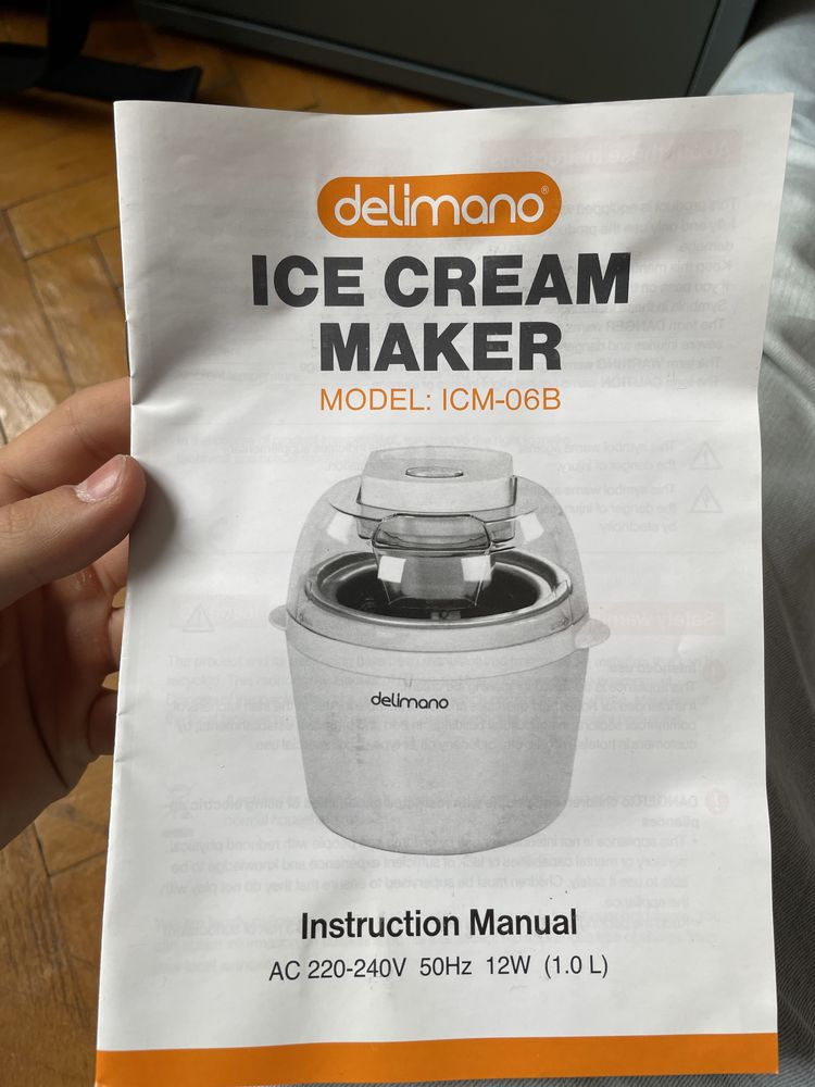 Delimano Clarity Ice Cream Maker